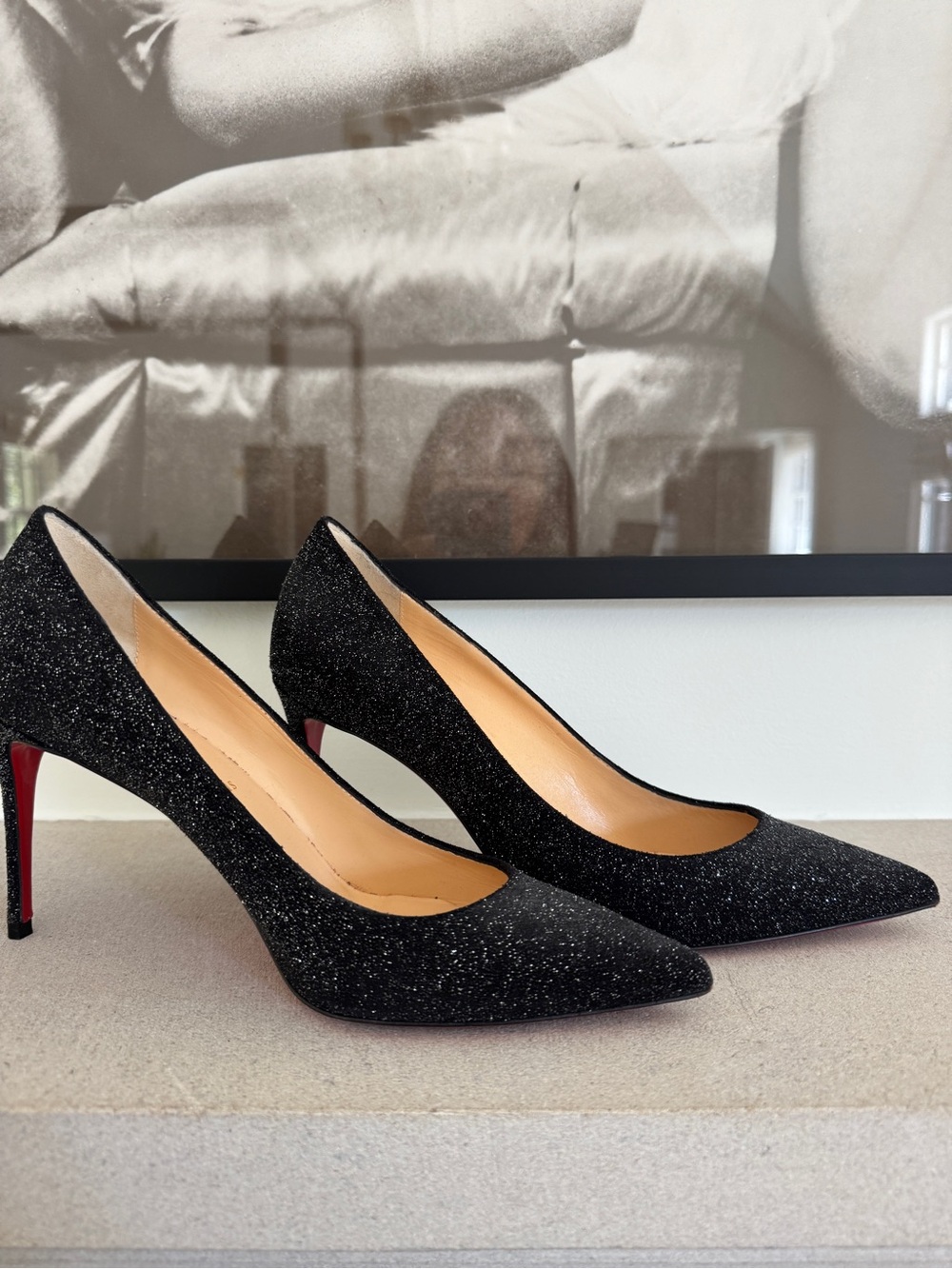 Chrisitan Louboutin Glitter Heels size 39